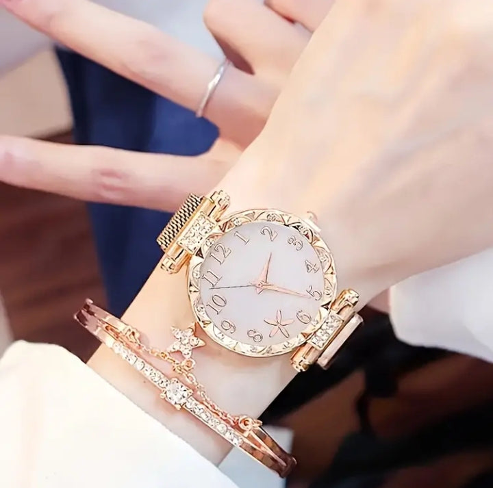 STAR PENDANT BRACLET WATCH